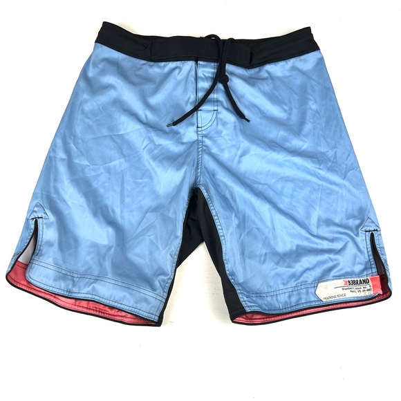 93 Brand Jiu Jitsu Board Shorts Training Size 36 Standard Issue Pale Blue - Picture 1 of 7
